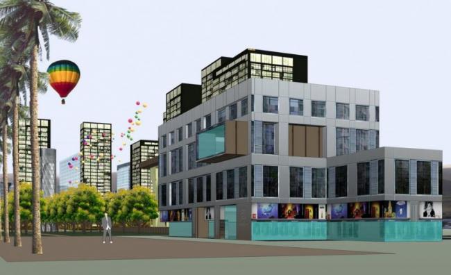 SketchUp Business Model: Designing a Modern Multi-Story Commercial Building