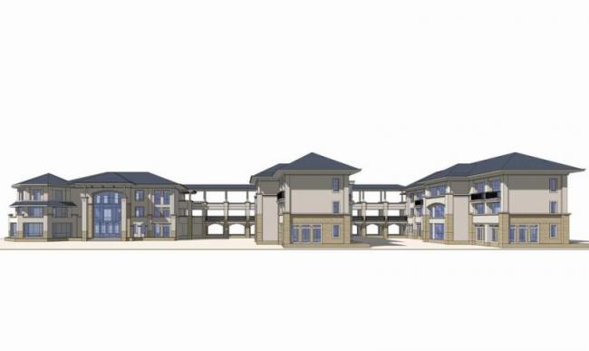 SketchUp Multi-Story European Neoclassical Hotel Model
