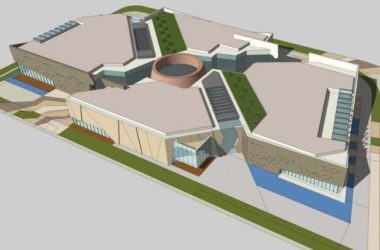 SketchUp Business Model: Multi-Story Modern Shopping Center and Commercial Building Design-BIM WORLD