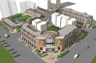 SketchUp Business Model: Multi-Story Corner Commercial Building in Classic European Style-BIM WORLD