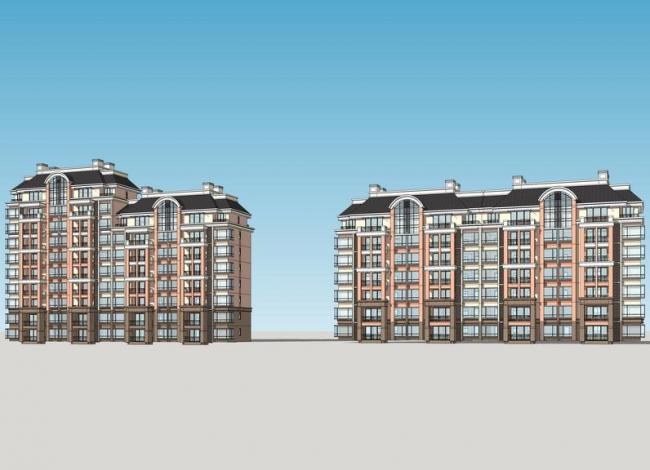 SketchUp Residential Design: Multi-Story French Neoclassical Home Model