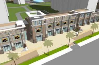 SketchUp Business Model: Multi-Story Neoclassical Commercial Podium-BIM WORLD