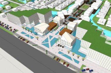 SketchUp Business Model: Modern Multi-Story Commercial Street Design-BIM WORLD