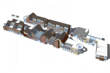 SketchUp Business Model: Designing a British-Style Multi-Story Commercial Street-BIM WORLD