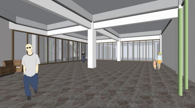 SketchUp Business Model: Multi-Story Sunken Clubhouse and Commercial Building in Modern Chinese Style