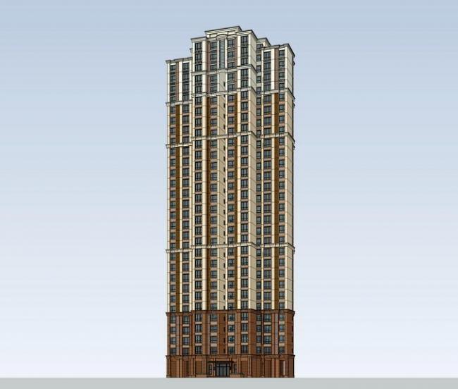 SketchUp Residential Models: High-Rise and Neoclassical Style Buildings