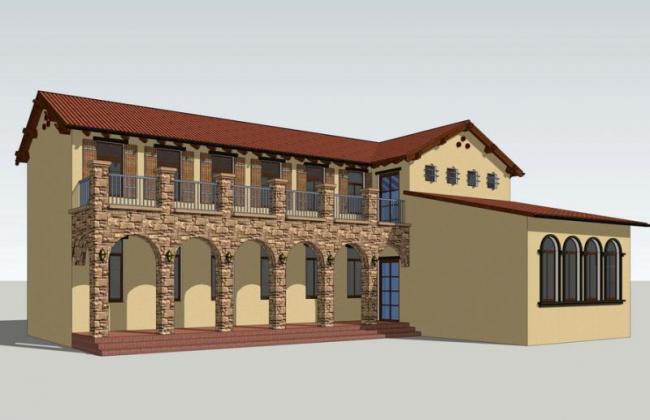 Cultural Models in SketchUp: Spanish and Classical Park Architecture