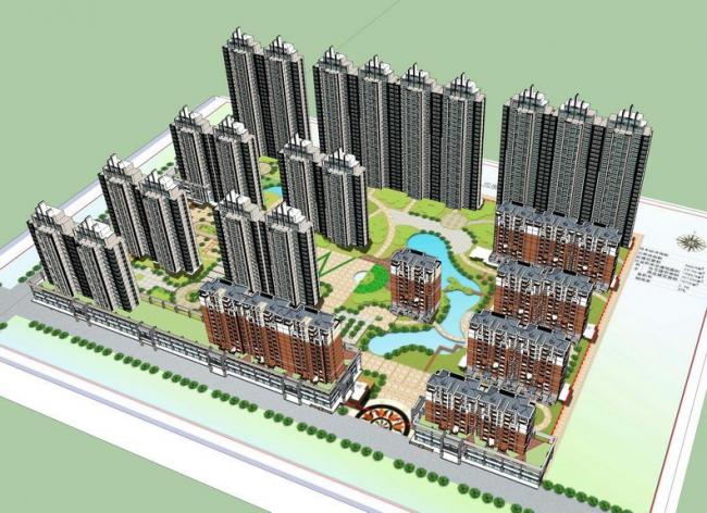 SketchUp Residential Models | Modern High-Rise Communities and Buildings