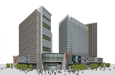 Modern High-Rise Office Building Model in SketchUp-BIM WORLD