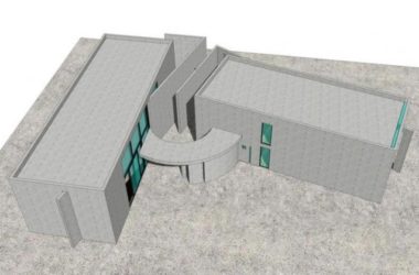 SketchUp Cultural Model: Multi-Story Modern Church with Religious and Cultural Architecture-BIM WORLD