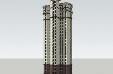 SketchUp Residential Models: High-Rise, Classical, and Spanish Style Buildings-BIM WORLD