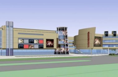 SketchUp Business Model: Modern Multi-Story Commercial Complex Design-BIM WORLD