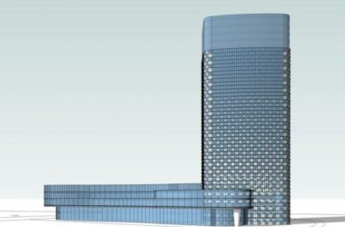 Modern High-Rise Office Building Model in SketchUp-BIM WORLD