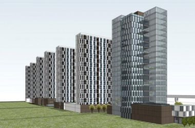 Modern High-Rise Office Building Model in SketchUp-BIM WORLD