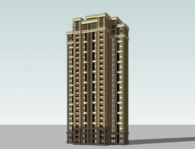 SketchUp Residential Models: High-Rise and Neoclassical Style Buildings