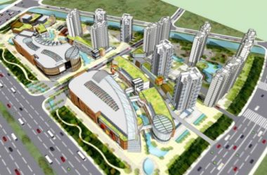 SketchUp Complex Model: Multi-Story Mixed-Use Commercial and High-Rise Residential Office in Modern Style-BIM WORLD