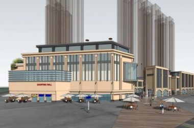 SketchUp Business Model: Modern Multi-Story Commercial Complex Design-BIM WORLD