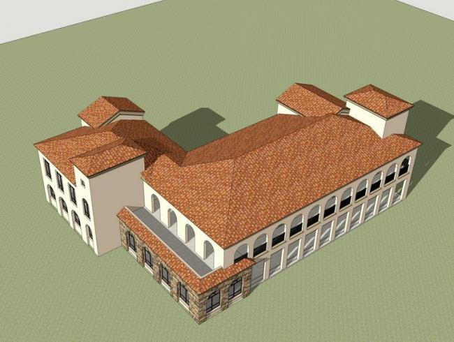 SketchUp Business Models: Multi-Story Clubhouses, Commercial Buildings, and Spanish & Classical Styles