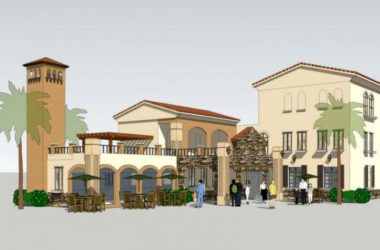 SketchUp Business Model: Multi-Story Commercial Street in Spanish and Classical Styles-BIM WORLD