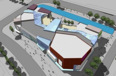 SketchUp Business Model: Modern Multi-Story Commercial Complex Design-BIM WORLD
