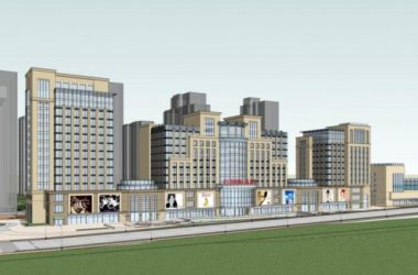 Neoclassical High-Rise Office Building SketchUp Model-BIM WORLD