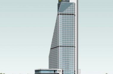 SketchUp Office Model | Modern Super High-Rise Office Building-BIM WORLD