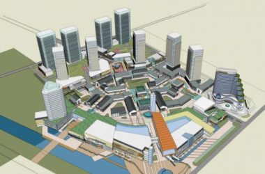 SketchUp Business Model: Multi-Story Modern Commercial Street Design-BIM WORLD