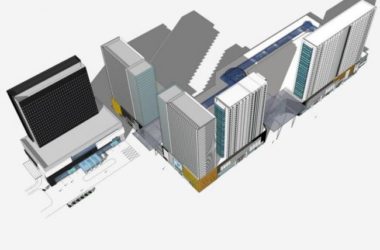 Modern High-Rise Office Building Model in SketchUp-BIM WORLD