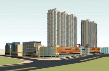 Modern High-Rise Residential with Ground Floor Retail and Commercial Podium in SketchUp-BIM WORLD