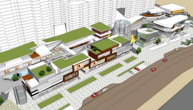 SketchUp Residential Model | Modern Multi-Story Commercial Street Design