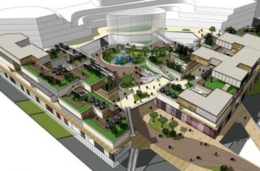 SketchUp Business Model: Modern Multi-Story Commercial Street Design-BIM WORLD