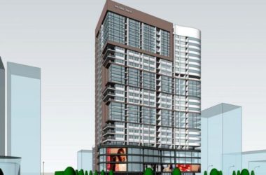 Modern High-Rise Office Building Model in SketchUp-BIM WORLD