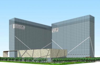 SketchUp Business Model: Multi-Story Sales Center and Modern Commercial Building Design-BIM WORLD