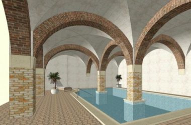 SketchUp Material Model: Arabic-Style Dome with Classical Design-BIM WORLD