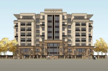 SketchUp Residential Model: Multi-Story Simplified European and Classical Style Home Design-BIM WORLD