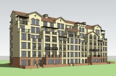 SketchUp Residential Model: Multi-Story Spanish Classical Style Home Design-BIM WORLD