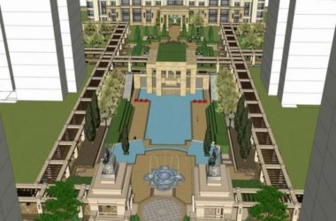 Neoclassical High-Rise Residential Complex 3D Model in SketchUp-BIM WORLD
