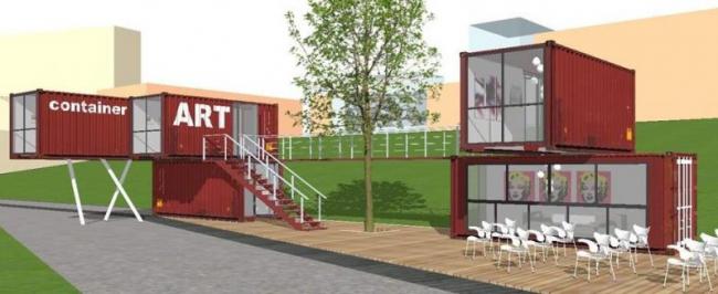 SketchUp Business Model: Multi-Story Modern Container Homes for Residential and Commercial Use