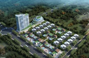 Modern Multi-Story Mixed-Use Residential and Commercial SketchUp Model-BIM WORLD