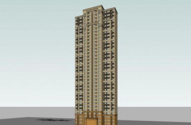 SketchUp Residential Models: High-Rise Neoclassical Apartment Buildings-BIM WORLD
