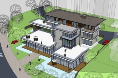 SketchUp Business Model: Designing a Modern Multi-Story Commercial Building-BIM WORLD