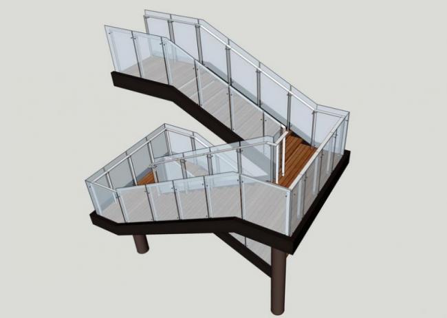 SketchUp Material Models: Outdoor Staircase Component Textures