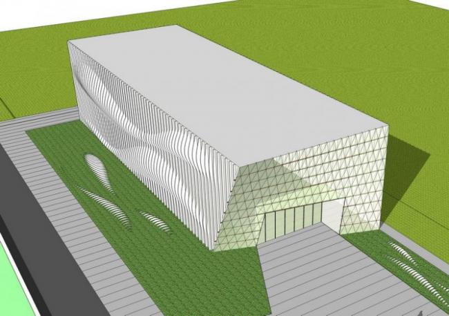 Modern Multi-Story Park Architecture | SketchUp Cultural Model