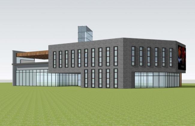 SketchUp Business Model: Multi-Story Commercial Building in Modern Chinese Style