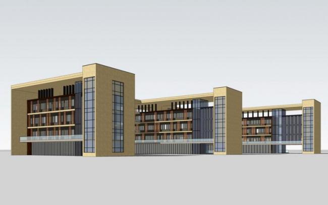 Modern Multi-Story School Design | Educational Architecture in SketchUp