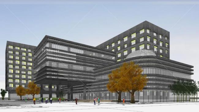 Modern Multi-Story Hotel Model in SketchUp | Commercial Building Design