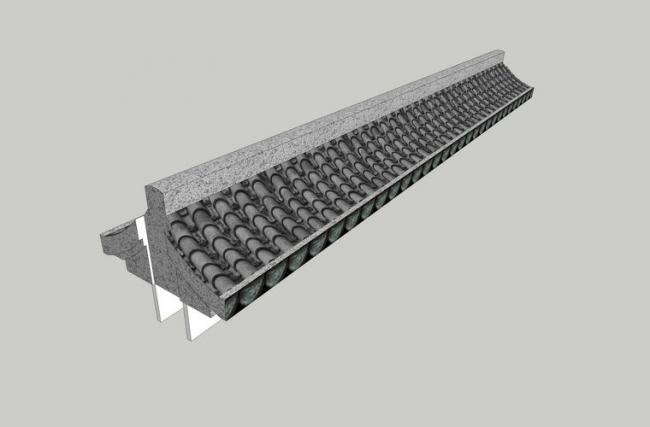 SketchUp Material Model: Huizhou Horsehead Wall Component