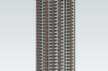 Modern High-Rise Residential Buildings | SketchUp Architectural Models-BIM WORLD
