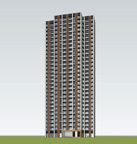 Modern High-Rise Residential Buildings | SketchUp Architectural Models