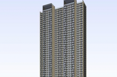 Modern High-Rise Residential Building Models in SketchUp-BIM WORLD